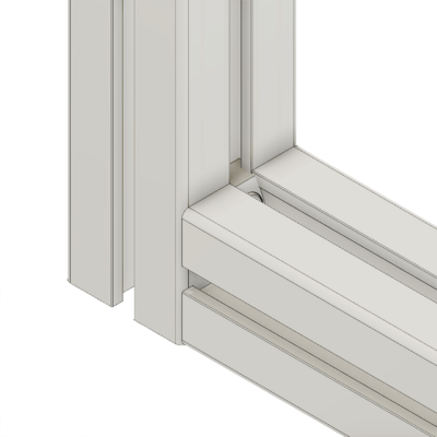 41-002-2 MODULAR SOLUTIONS PROFILE FASTENER<br>SPEEDLOCK HIDDEN PROFILE CONNECTOR C - W/ T40 TORX